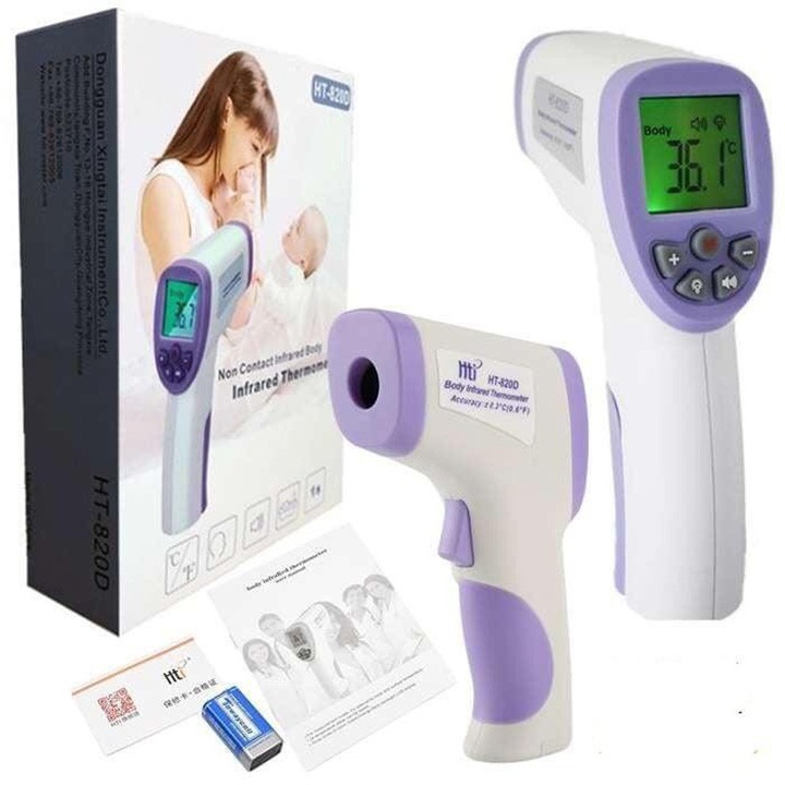 Máy đo nhiệt bắn nhiệt kế có tia laser hồng ngoại
