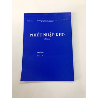 Phiếu xuất kho/nhập kho 2 / 3 liên 60 trang - 100 trang A4 / A5 - HOKAMI STORE