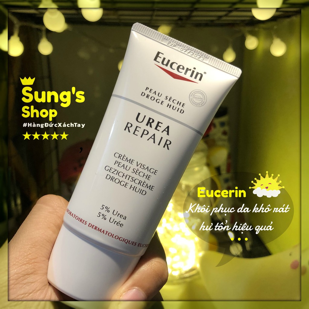  Kem dưỡng Eucerin Urea 5% cho da mặt dưỡng ẩm phục hồi da khô hư tổn | BigBuy360 - bigbuy360.vn