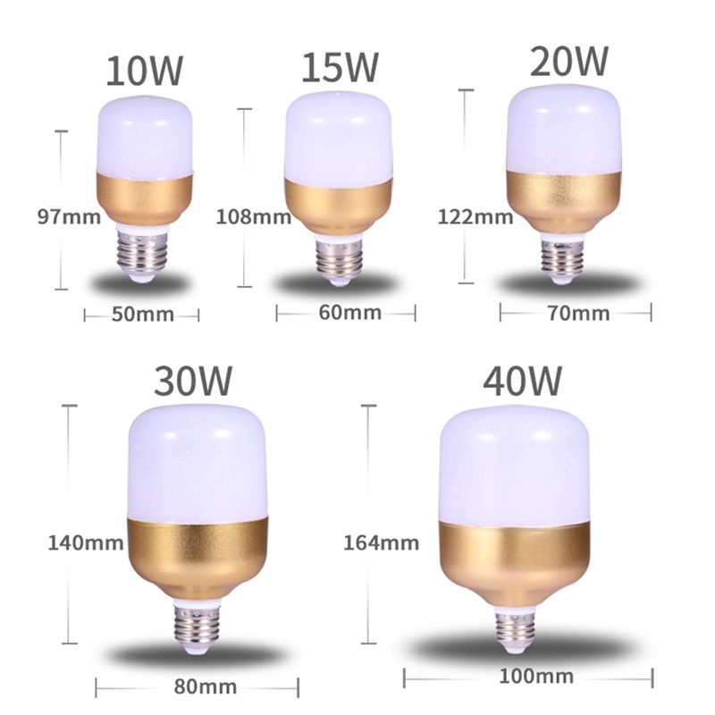 Bóng Đèn Led Âm Trần E27 10w 15w 20w 30w 40w