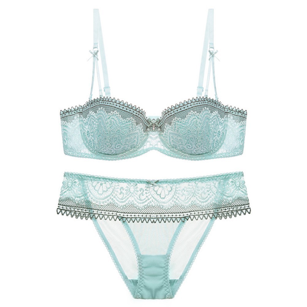 Set nội y ren VARSBABY V300 có nút nâng thời trang