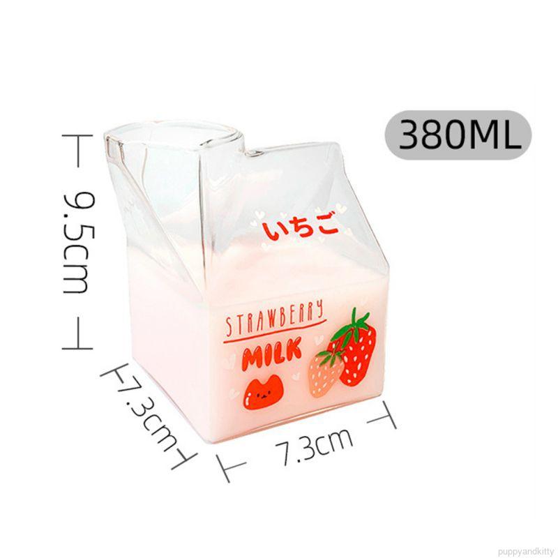 Bình Nước Thủy Tinh Dung Tích 380ml Phong Cách Nhật Bản