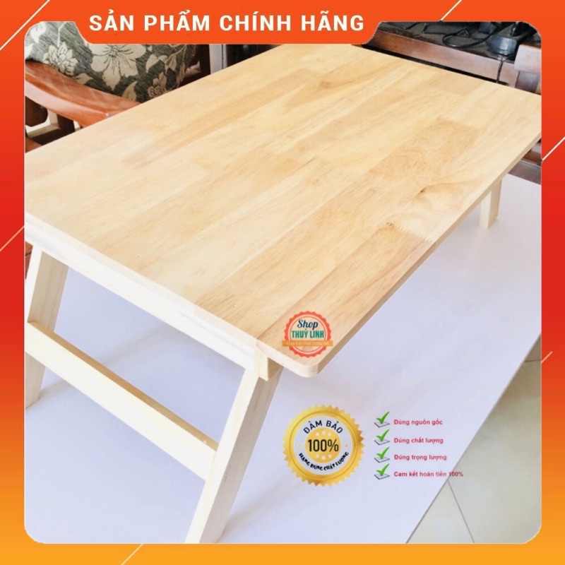 ⚡Bàn gấp gỗ thịt cao cấp , phủ bóng , chống nước ( kt 40x60x25)