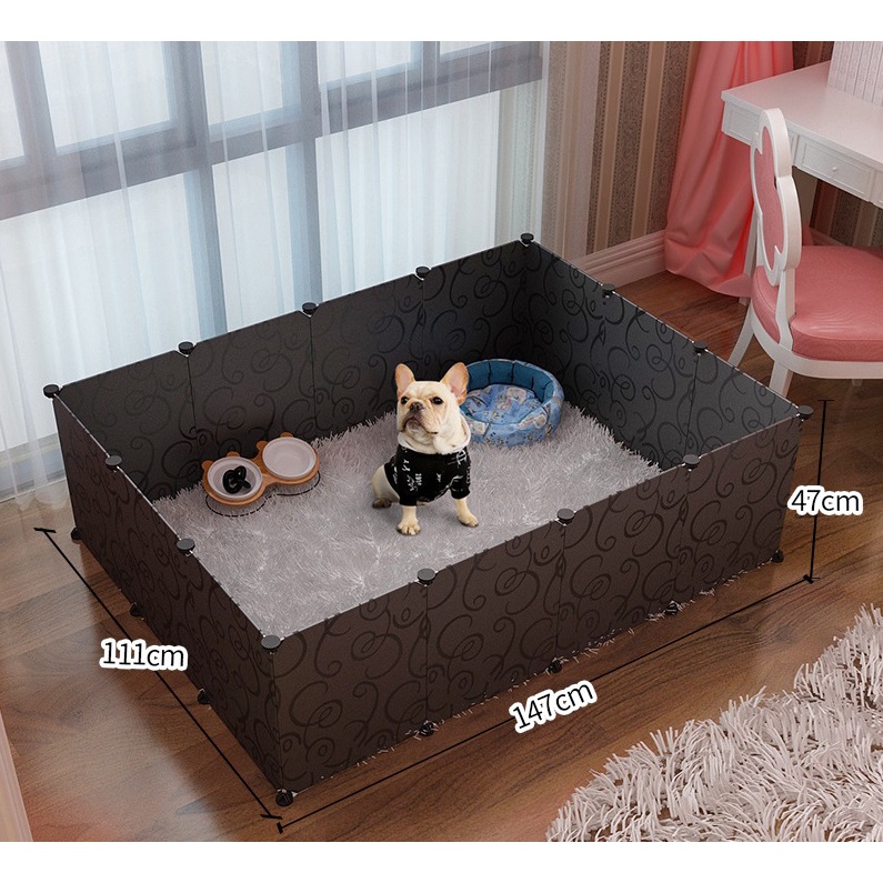 Combo chuồng quây nhựa cho chó mèo, Nhiều màu sắc lựa chọn