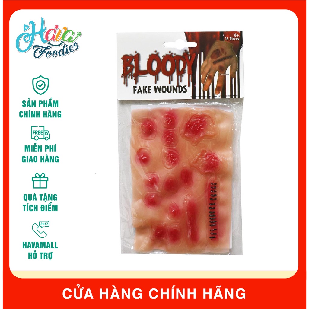 Vết Thương Giả Bộ 16 Cái Uncle Bills – Bloody Fake Wounds