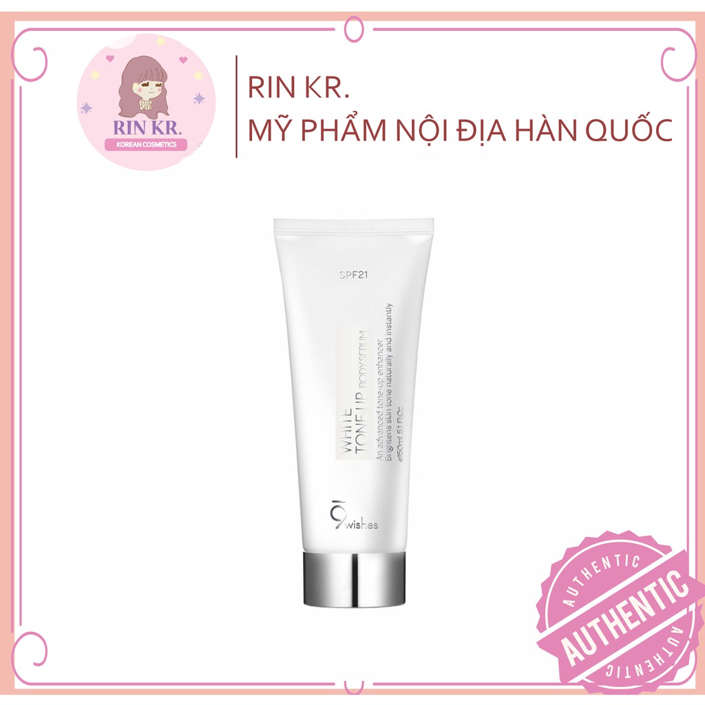 Kem Dưỡng Trắng Da Body 9WISHES WHITE TONE UP BODY SERUM - Hàng Nội Địa Hàn Quốc