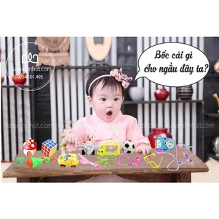 combo bộ bốc thôi nôi cho bé gái