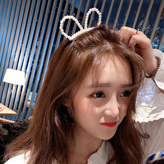 Kẹp tóc ngọc trai phong cách Hàn Quốc