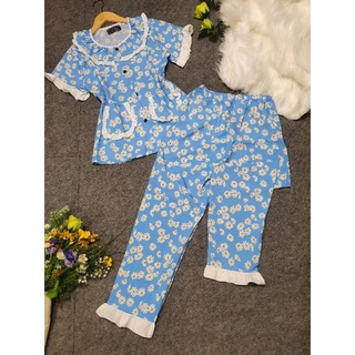 SALE LẺ MẪU-  Bộ tiểu thư hoa cúc, phom 55kg
