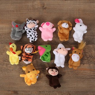 Set 12 Con Rối Ngón Tay Dễ Thương Cho Bé (6 Con)