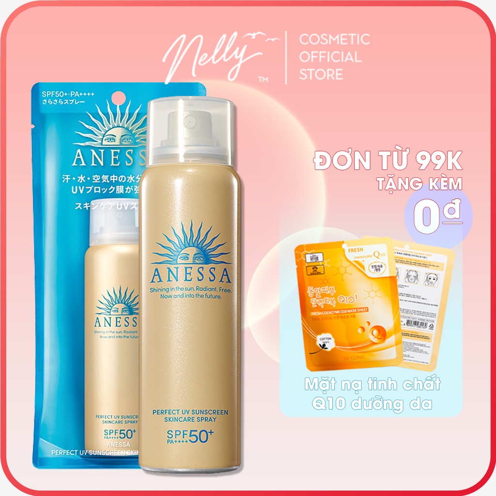 (❤️HOT SALES❤️) Xịt chống nắng kiềm dầu Anessa Gold spray 60g