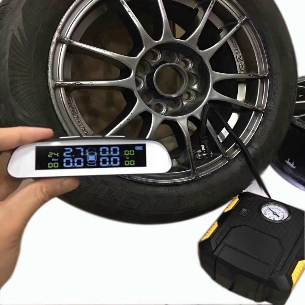 Cảm biến áp suất lốp ô tô TPMS van trong và van ngoài