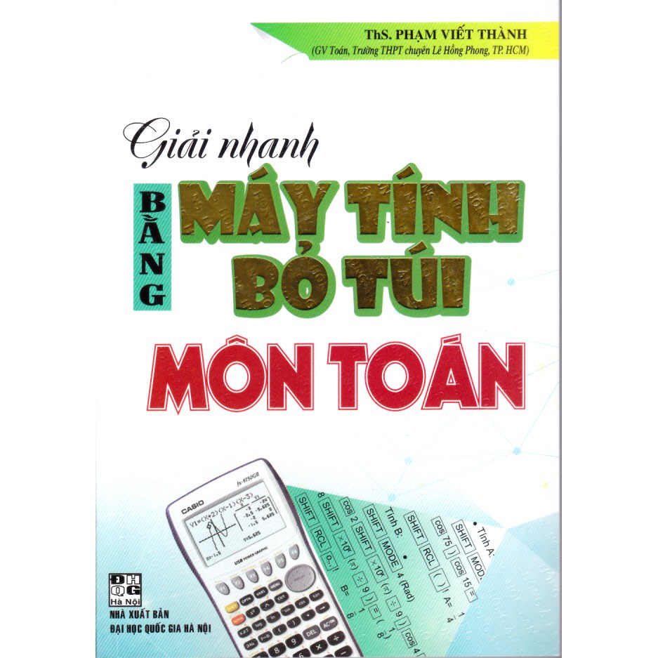 Sách - Giải nhanh bằng máy tính bỏ túi Môn Toán