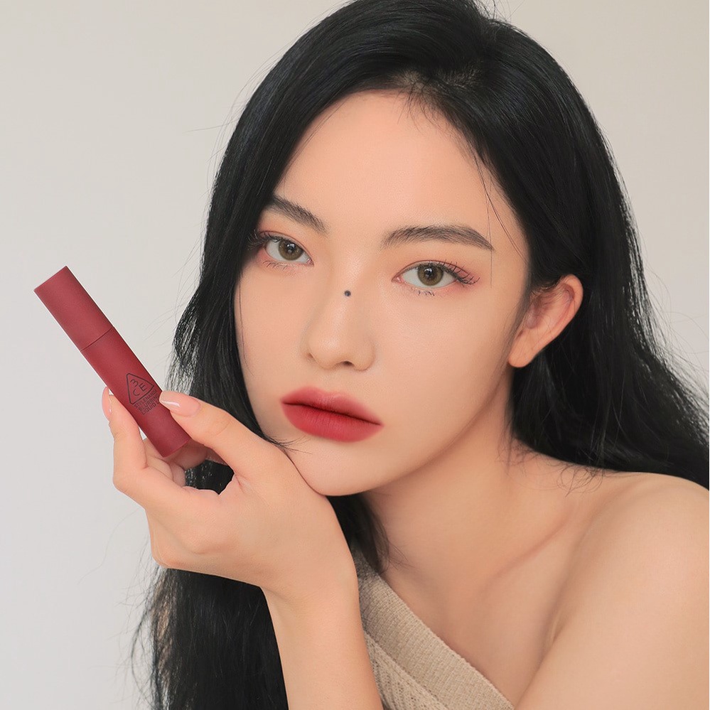Son kem 3CE blurring liquid lip #BEARBERRY #màuhồngnâu #màumận | BigBuy360 - bigbuy360.vn