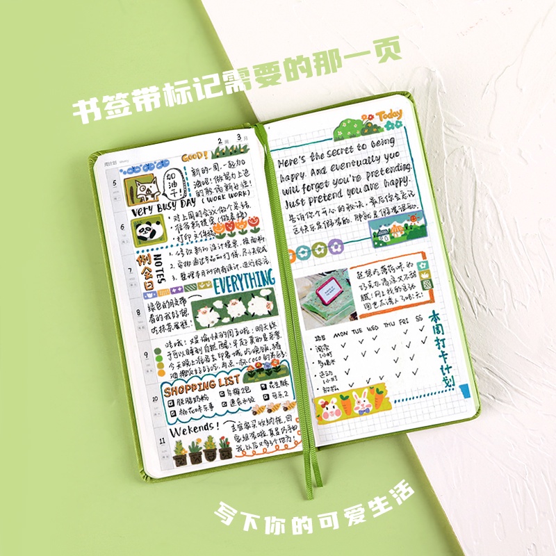 Sổ Tay Ghi Chú Agenda Socola Agenda Kinbor Kawaii Dùng Lên Kế Hoạch Hàng Tuần