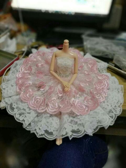 Thanh lý váy búp bê barbie nhiều mẫu siêu đẹp