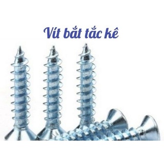 100g vít sắt bắt tắc kê nhựa 6khía