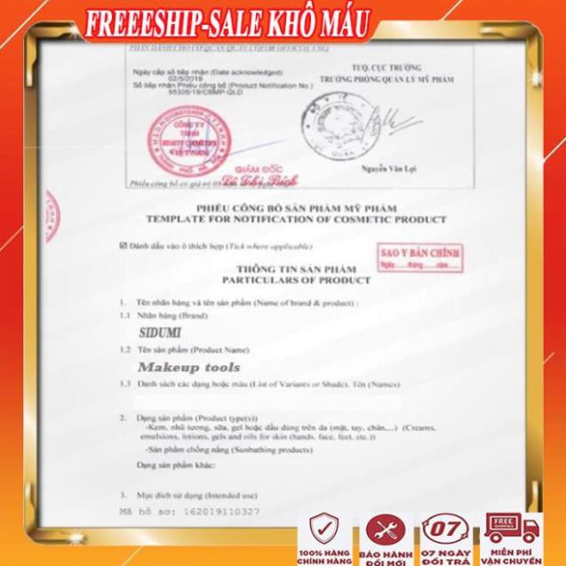 [FreeShip - SALE KHÔ MÁU] Sét 6 miếng mút trang điểm đa năng sidumi/Mút tán kem nền, kem lót siêu mịn, siêu đẹp