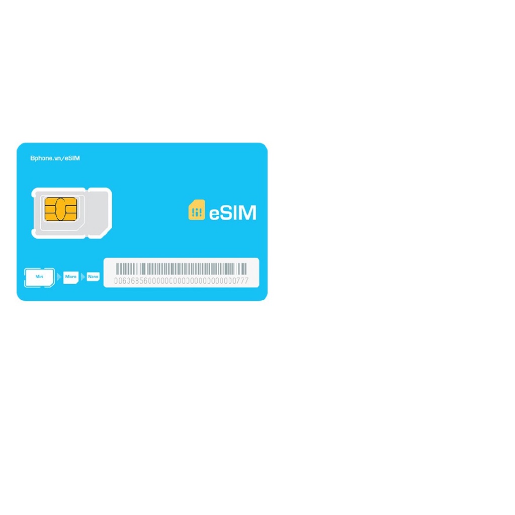 Sim eSim Bphone chính hãng Bkav