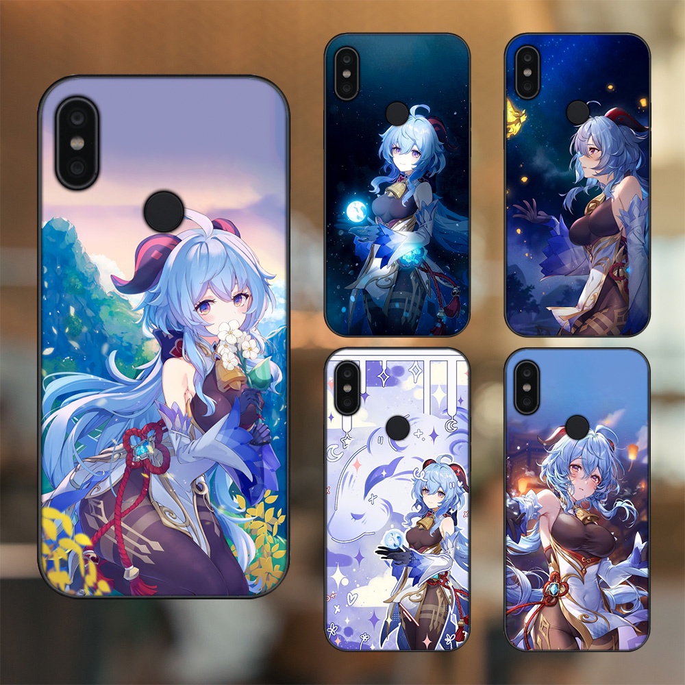 Ốp lưng Xiaomi Redmi S2 viền đen in hình Ganyu Genshin Impact