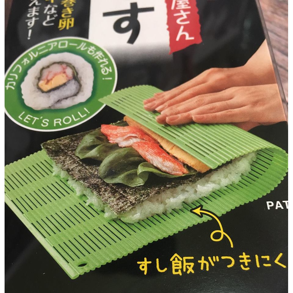 FREESHIP ĐƠN 99K_ Mành nhựa cuộn Sushi kèm thìa giúp bạn cuốn sushi đều tay, chống bị nóng khi cuốn với cơm nóng