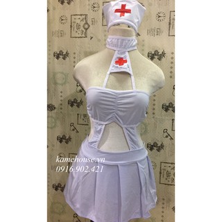 Đồ ngủ cosplay y tá mẫu mới