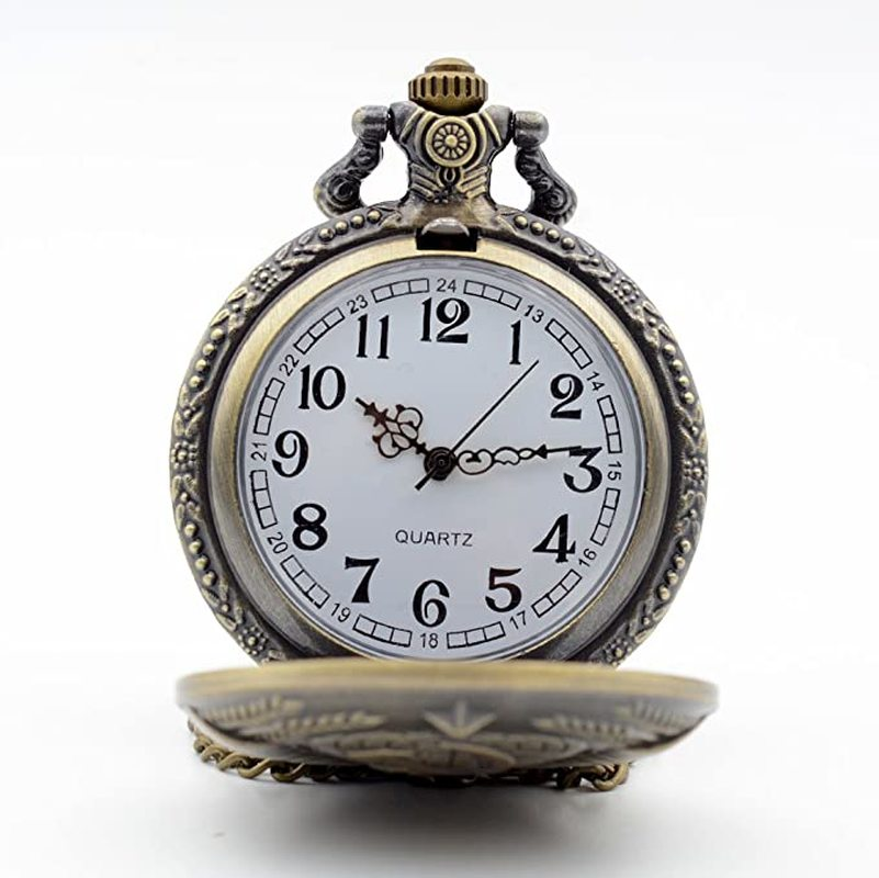 Đồng hồ quả quýt chất liệu đồng cổ điển