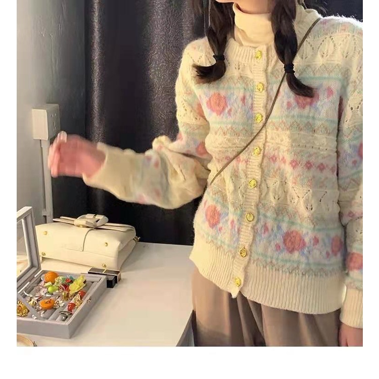 Áo Khoác Len Cardigan Dáng Rộng Thiết Kế Mới Thời Trang Mùa Xuân Theo Phong Cách Nhật Bản Dành Cho Nữ 2021