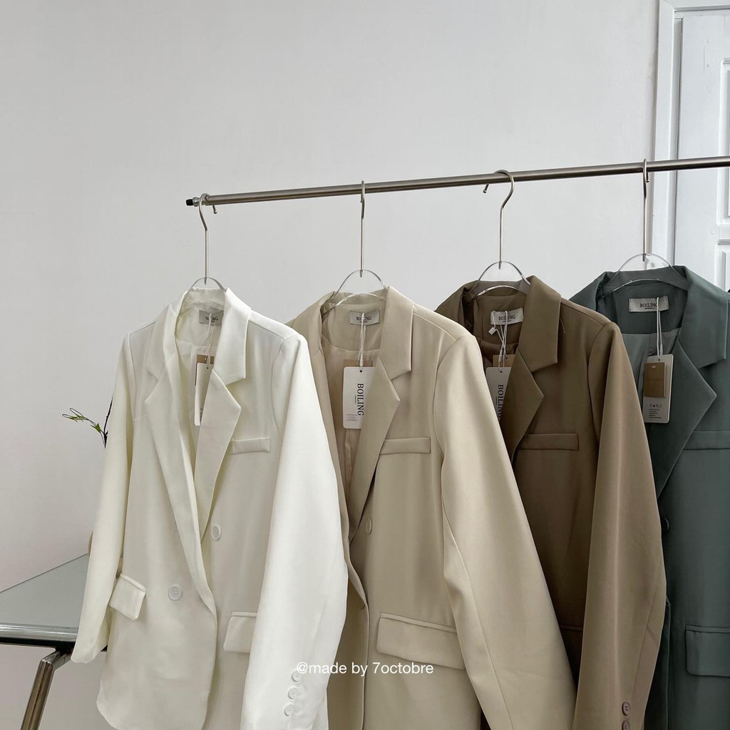 Áo khoác blazer 4 cúc nắp 007 | BigBuy360 - bigbuy360.vn