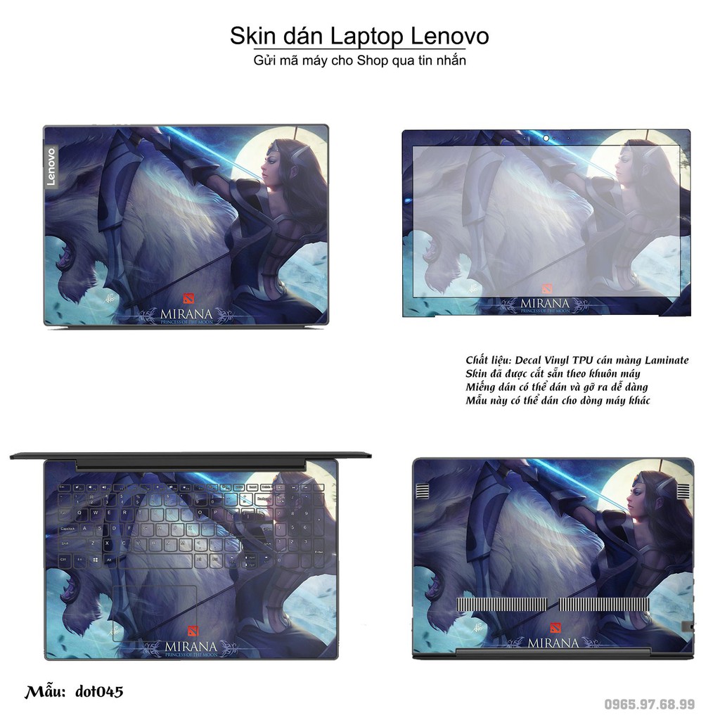 Skin dán Laptop Lenovo in hình Dota 2 _nhiều mẫu 8 (inbox mã máy cho Shop)