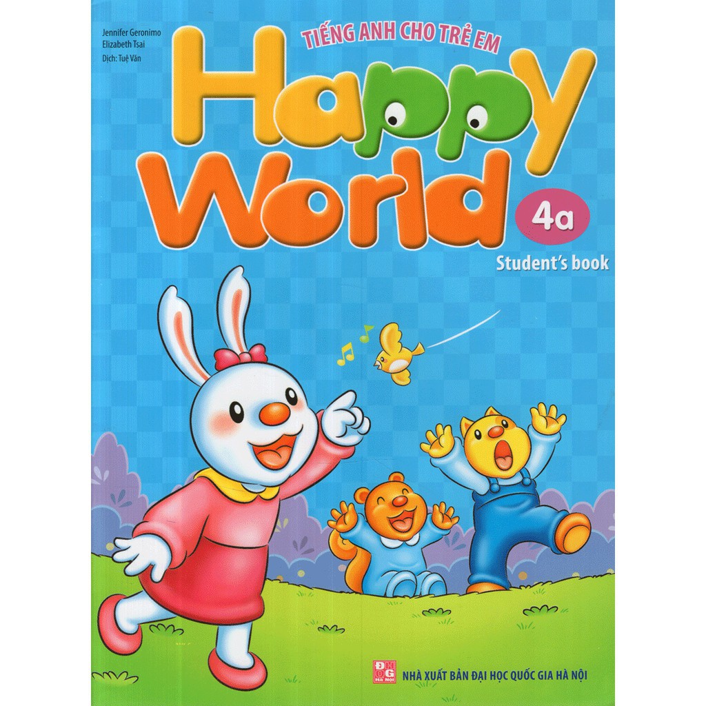 Sách - Happy World - Tiếng Anh Cho Trẻ Em - Bộ 4a+4b Gigabook