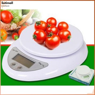 Cân điện tử nhà bếp, cân thực phẩm nhà bếp chính xác 5kg - Sotimall