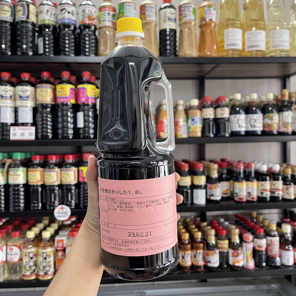 Sốt Sukiyaki chuyên dùng nhà hàng chai lớn 1.8L