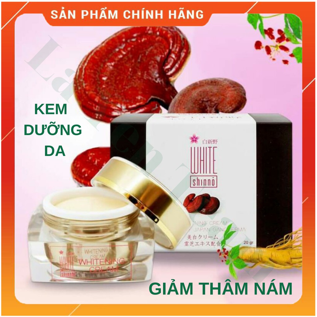 Kem dưỡng trắng da và giảm thâm nám White Shinno - Combo 2 hộp 20g