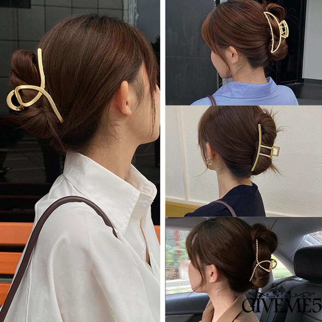 Kẹp tóc hỗ trợ rửa mặt hình cá mập màu sắc đơn giản cho nữ