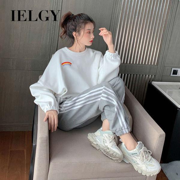 Set đồ thể thao IELGY dáng rộng phong cách Hàn Quốc thời trang dành cho nữ