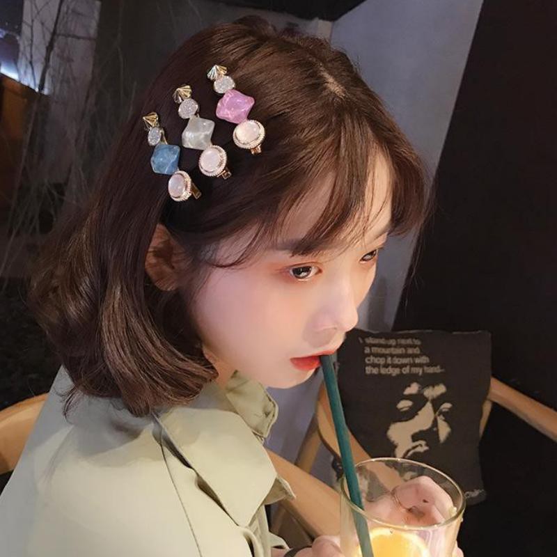 Kẹp tóc đính ngọc trai phong cách Hàn Quốc cho nữ