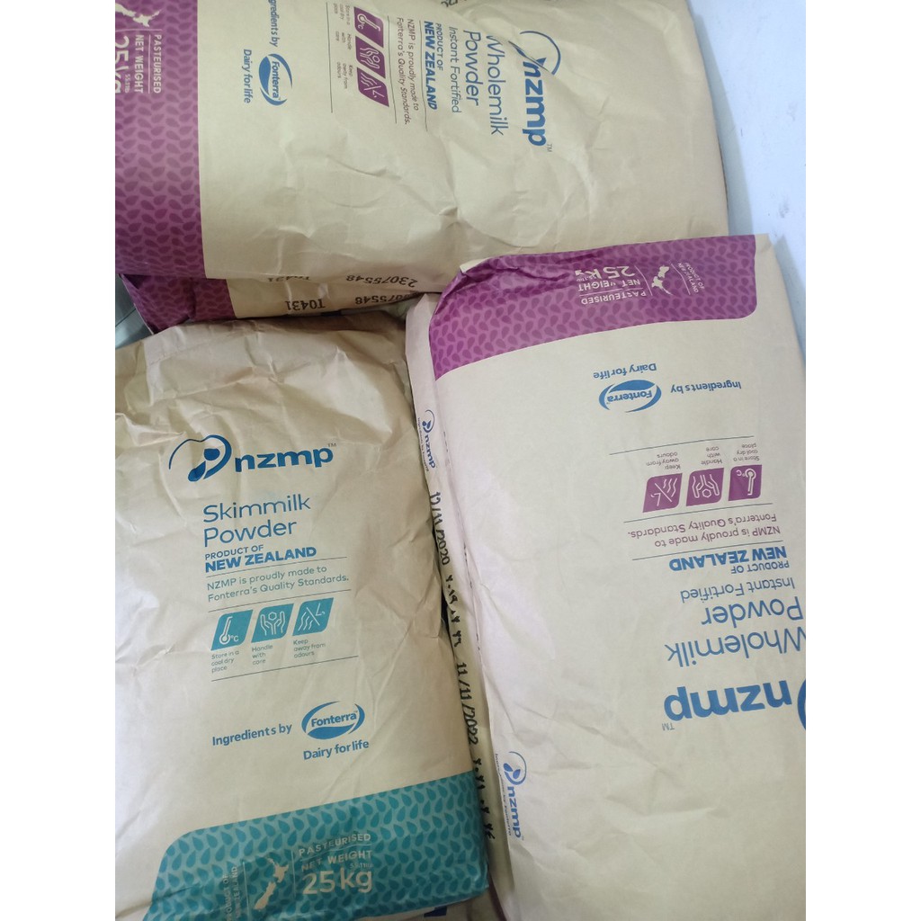 Sữa bột nguyên kem Whole Milk Powder, Bao 25kg - New zealand (Wholemilk - Skimmilk)