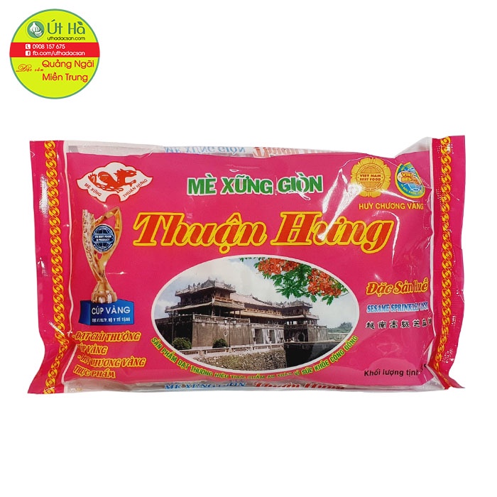 Kẹo Mè Xửng Giòn Thuận Hưng Bịch 150gr Mè Xững Huế Giòn Thơm Ngon - Út Hà Đặc Sản