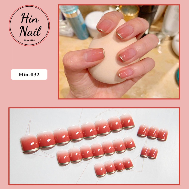 Bộ 24 móng tay giả Hin Nail siêu xinh