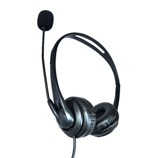 ECVN USB Headset with Microphone MIC Computer Headphones for Call PC Laptop USB2.0