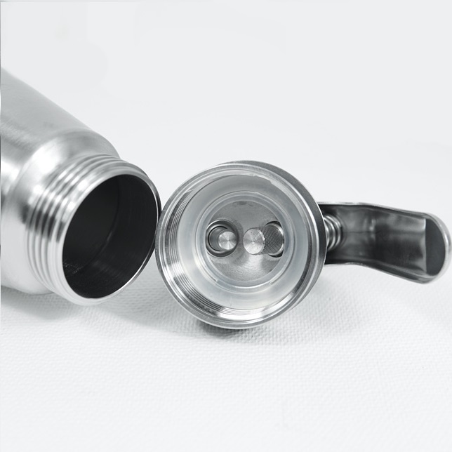 Bình xịt kem tươi Mosa 500ml 1000ml 1L 2L Bình Inox cao cấp bóng đẹp siêu bền