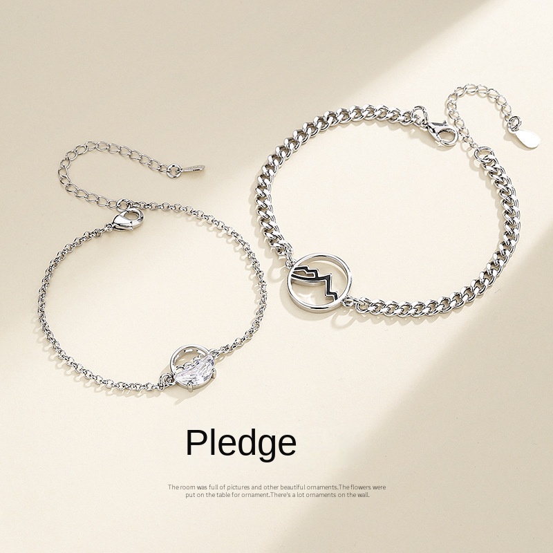 Vòng Tay Cặp Bằng Epoxy Thời Trang One Wang Qingquan Làm Quà Tặng Valentine