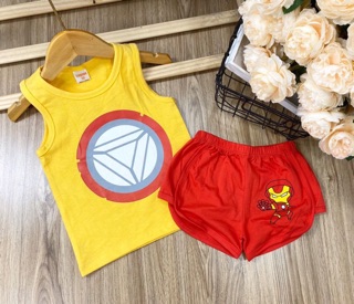 Bộ sát nách bé trai size đại