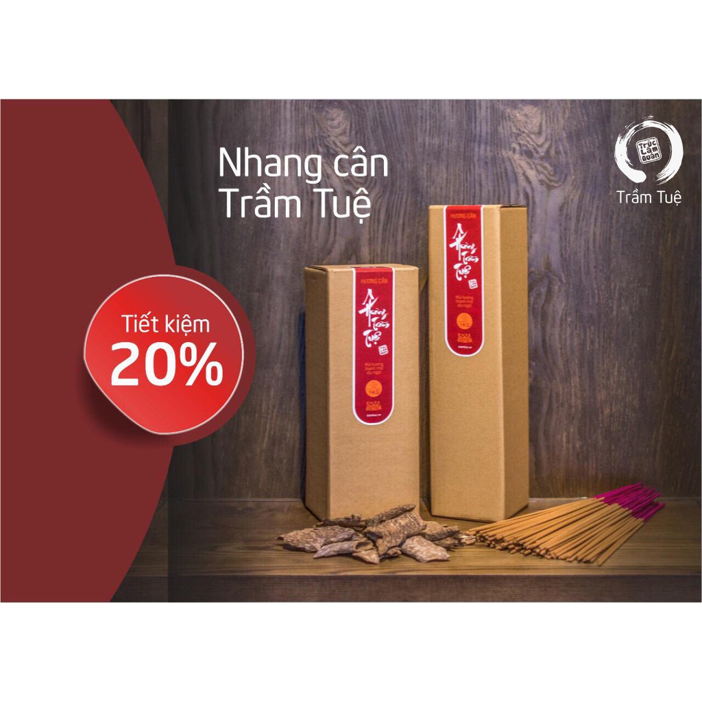 Nhang Trầm Hương sạch chất lượng cao mùi thơm dịu nhẹ ngọt sâu Hộp 1kg
