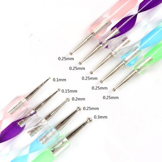 Bộ Set Cọ Chấm Bi 2 Đầu Đa Năng Chuyên Dụng Làm Nail - Thiết Kế 2 Linh Hoạt Dễ Sử Dụng Cho Người Mới Học Và Thợ Nail