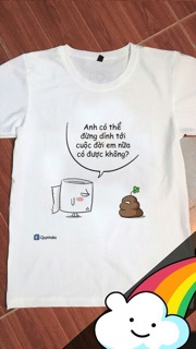 Áo thun hài hước siêu bá đạo