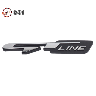 Miếng Dán Chữ 3d Trang Trí Cốp Xe Hơi Kia Đường Phố Gt Line (G8V)