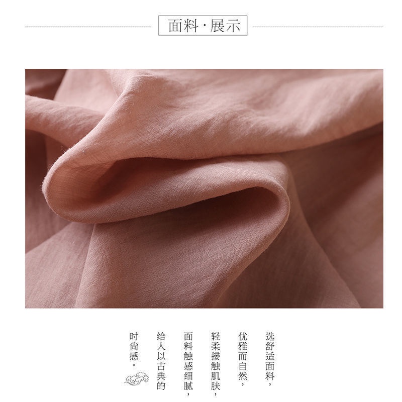 Chân Váy Chữ a Vải Lanh Cotton Mỏng Dáng Rộng Thêu Họa Tiết Thời Trang Xuân Hè Hàng Mới 2022