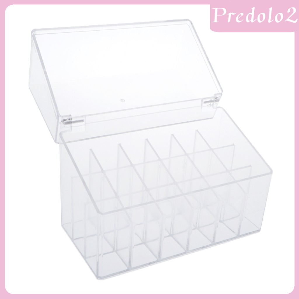 18 Acrylic Makeup Lipstick Storage Display Stand Rack Holder Cosmetic Organizer